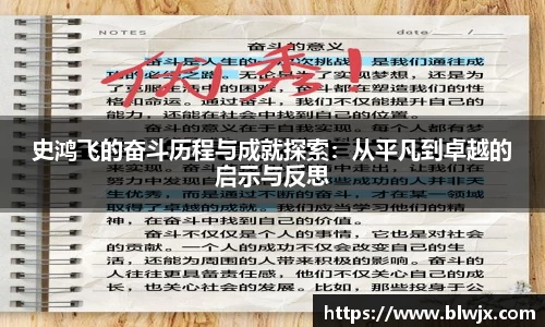 史鸿飞的奋斗历程与成就探索：从平凡到卓越的启示与反思
